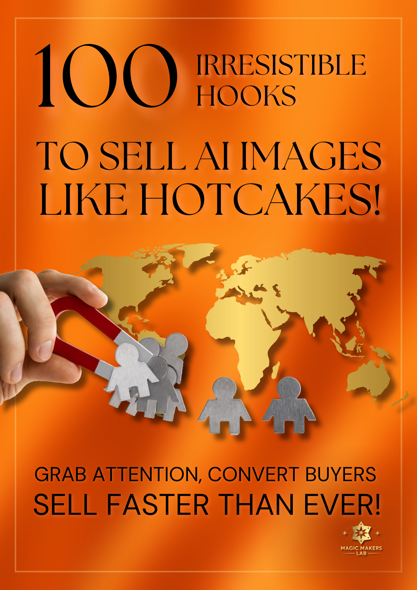 Guide 100 Irresistible Hooks to Sell AI Images Like Hotcakes! MML